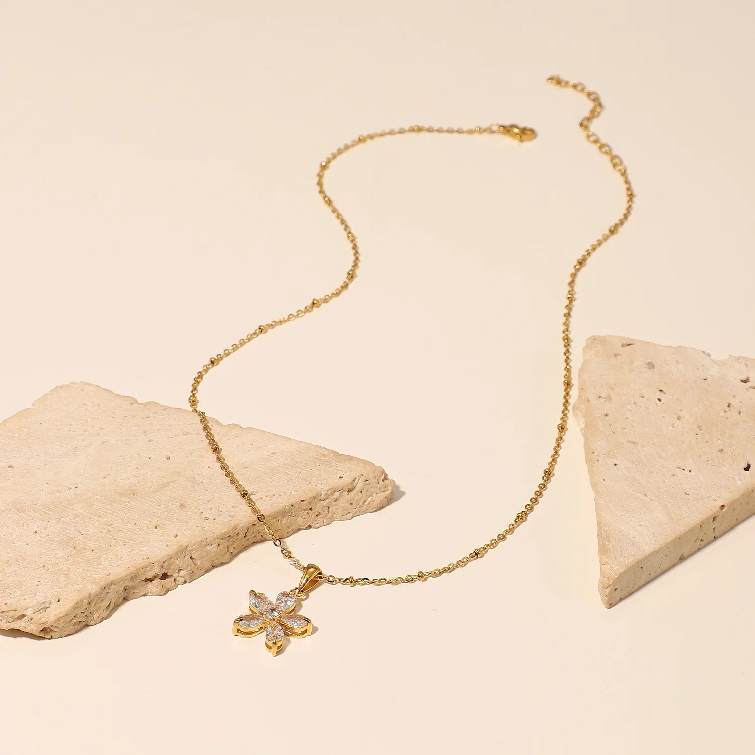 Celeste Bloom Pendant Necklace