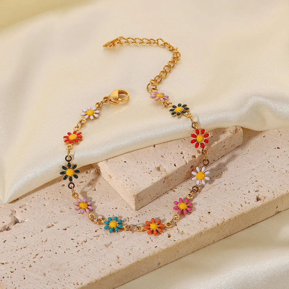 Petal Reverie Ensemble (Bracelet) &(Necklace)