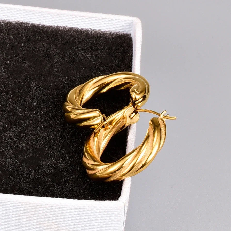 Bold Twisted Earring
