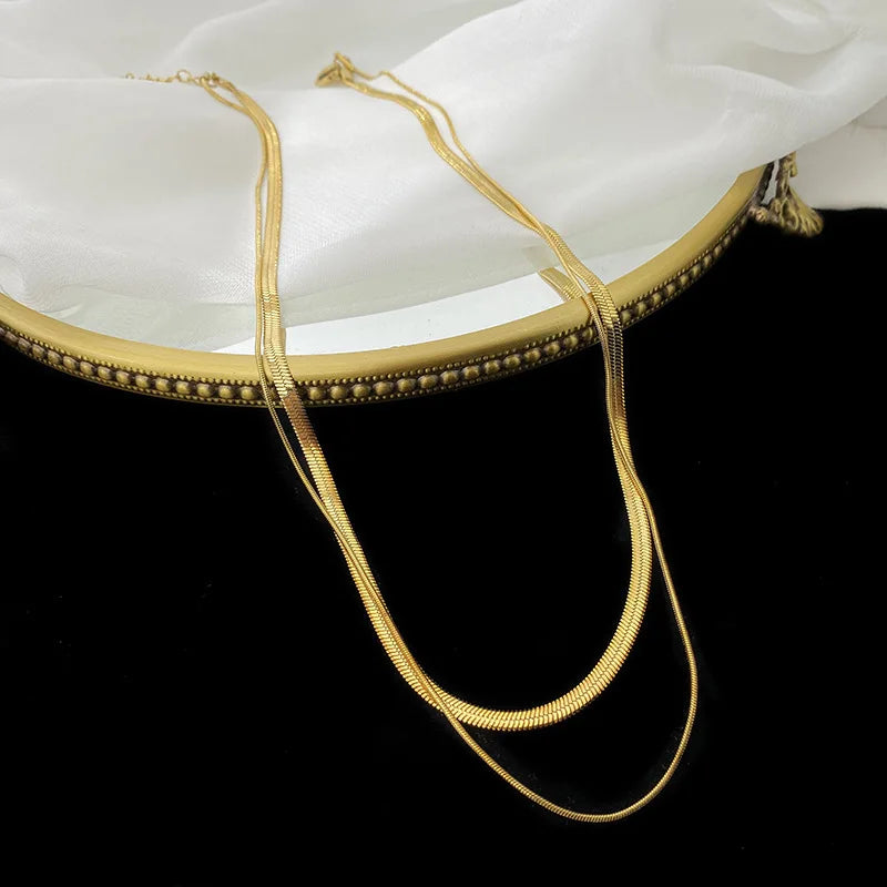 Drape Duo Necklace