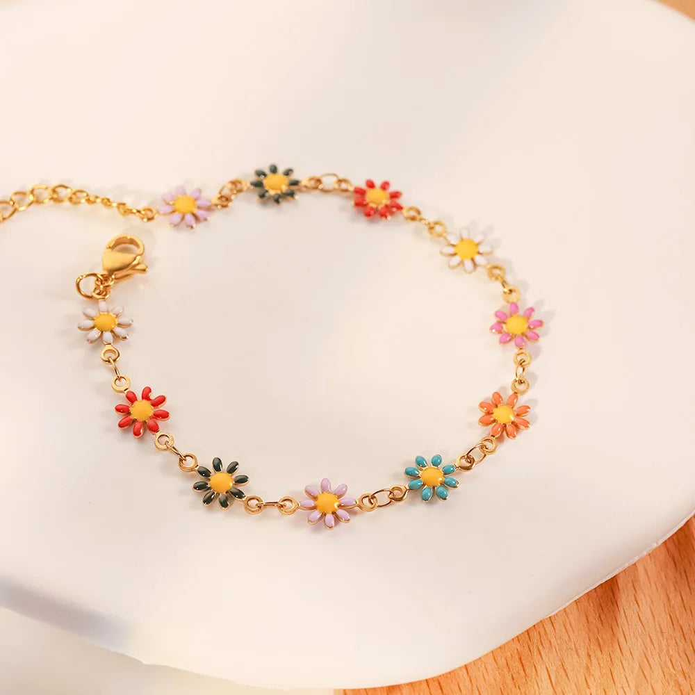 Petal Reverie Ensemble (Bracelet) &(Necklace)