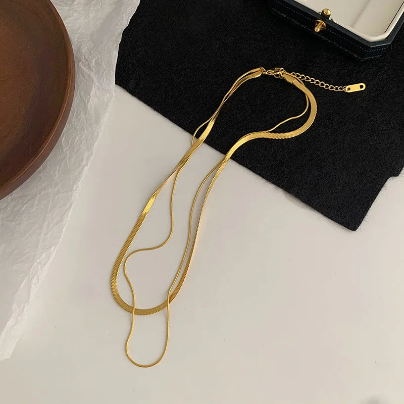 Drape Duo Necklace