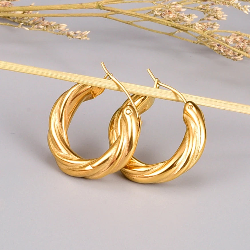 Bold Twisted Earring