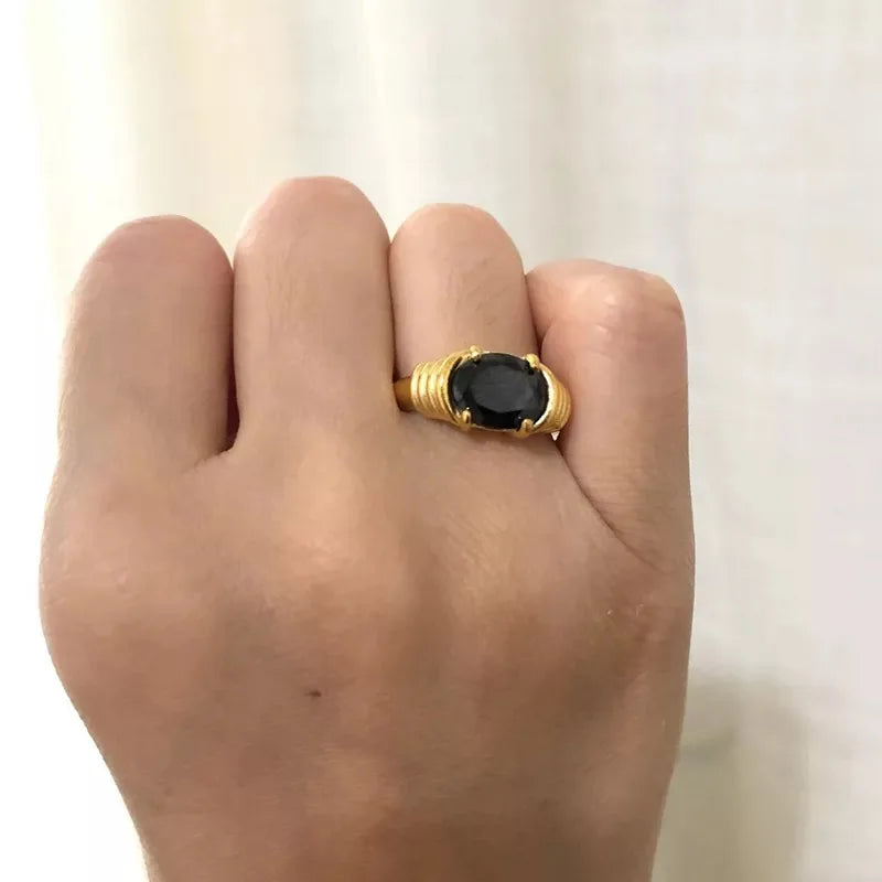 Luxe Aura Gemstone Rings