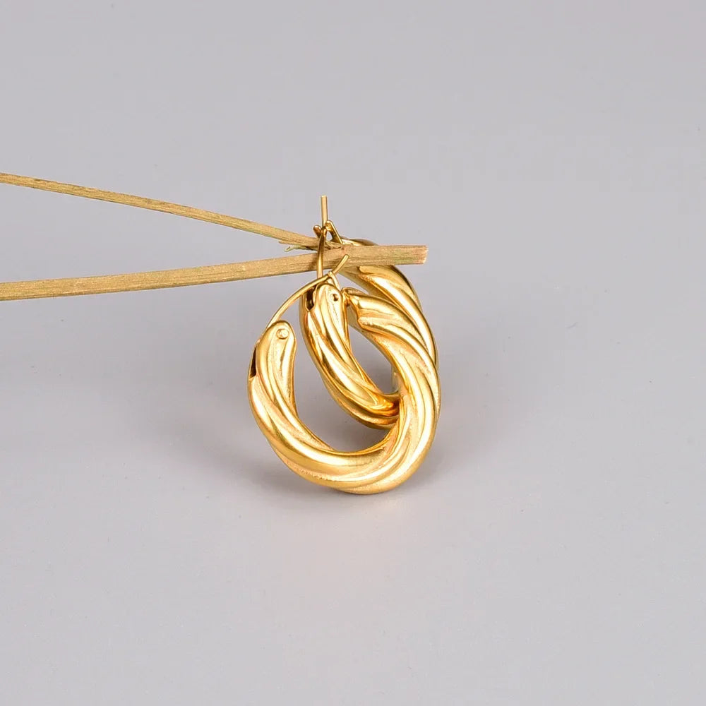 Bold Twisted Earring