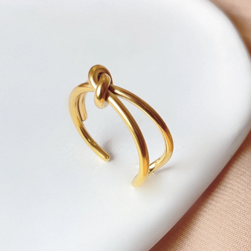 Embrace Knot Ring