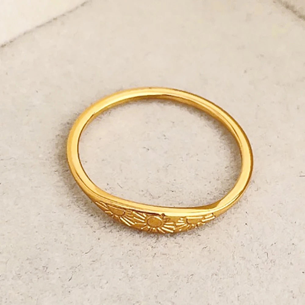 Solar Bloom Ring