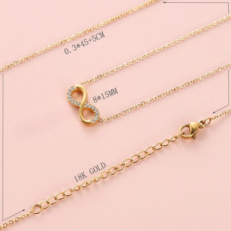 Endless Love Infinity Necklace