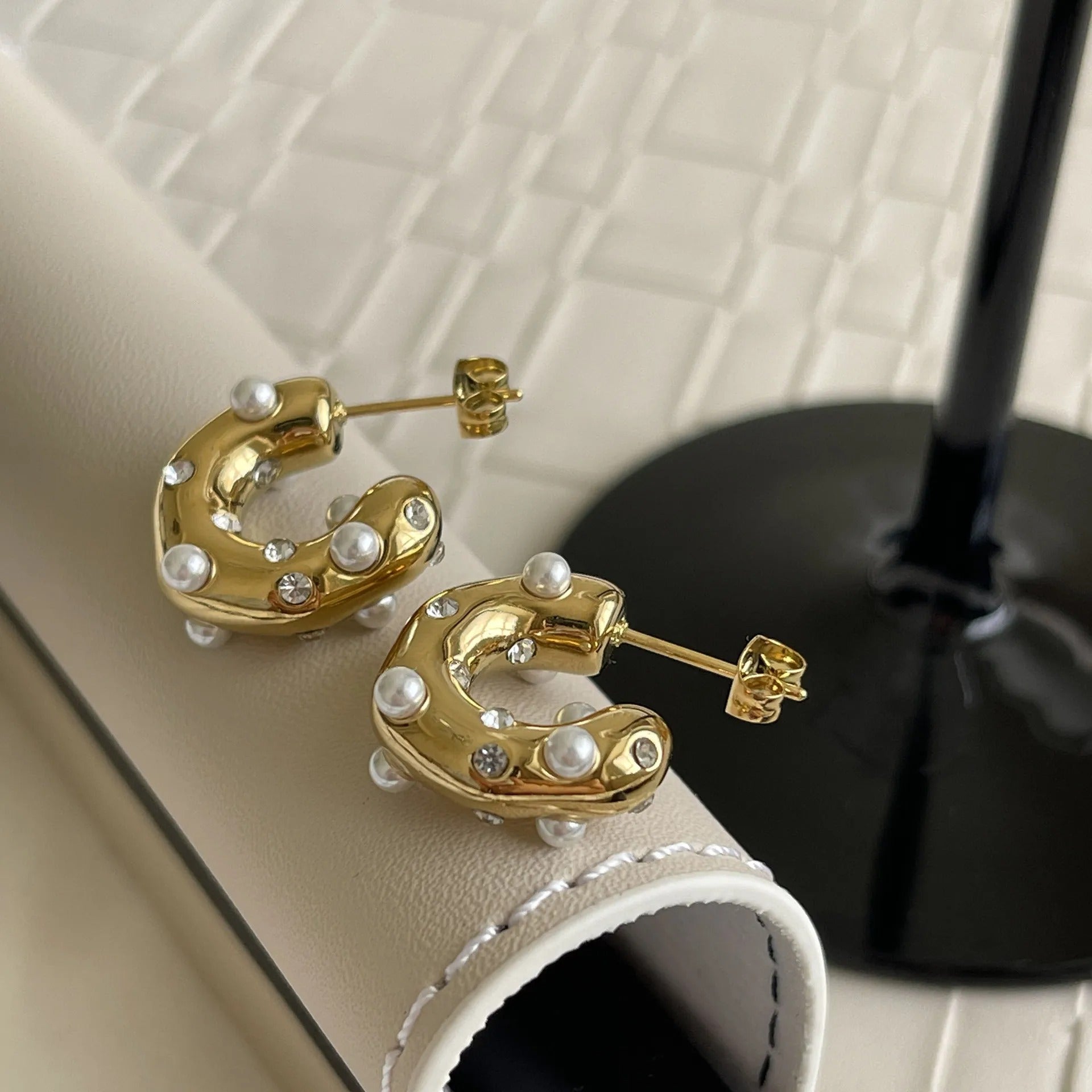 Golden Whispers Earring