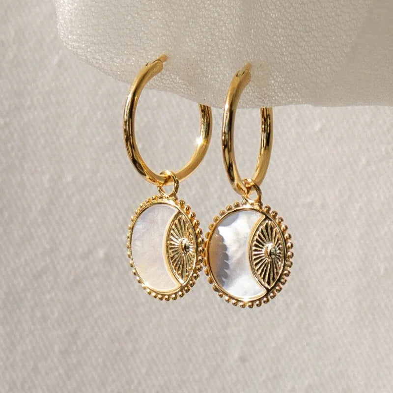 Celestial Glow Hoop Earring