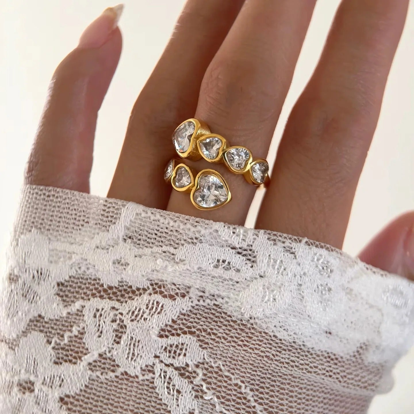 Heartfelt Harmony Stackable Ring