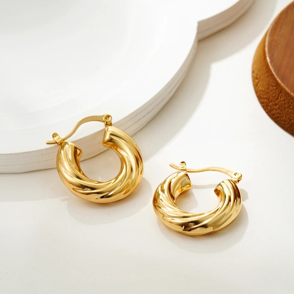 Bold Twisted Earring