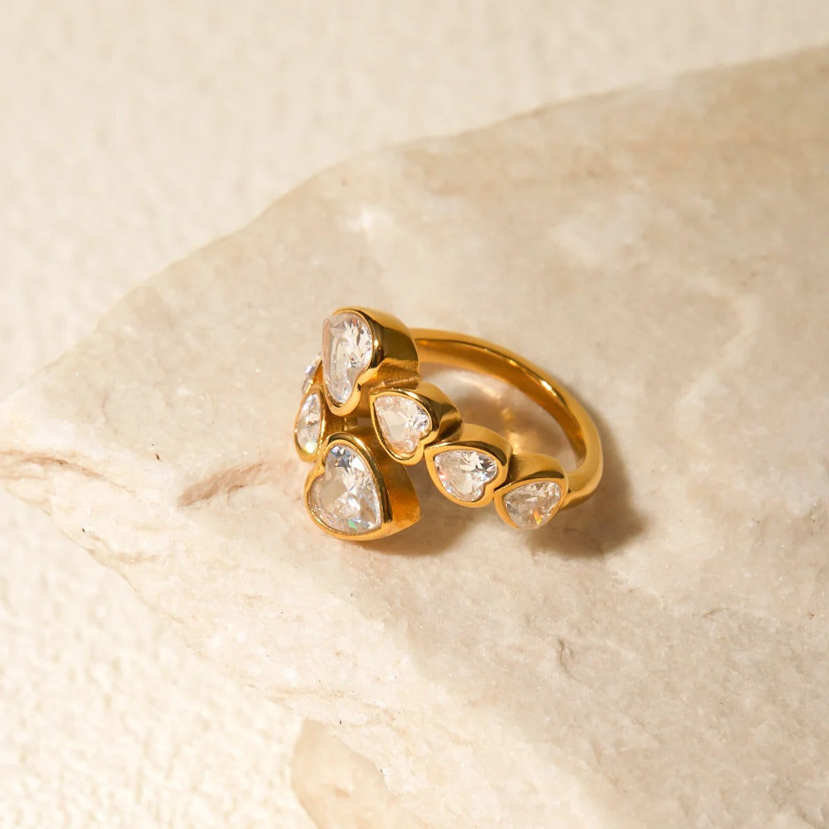 Heartfelt Harmony Stackable Ring
