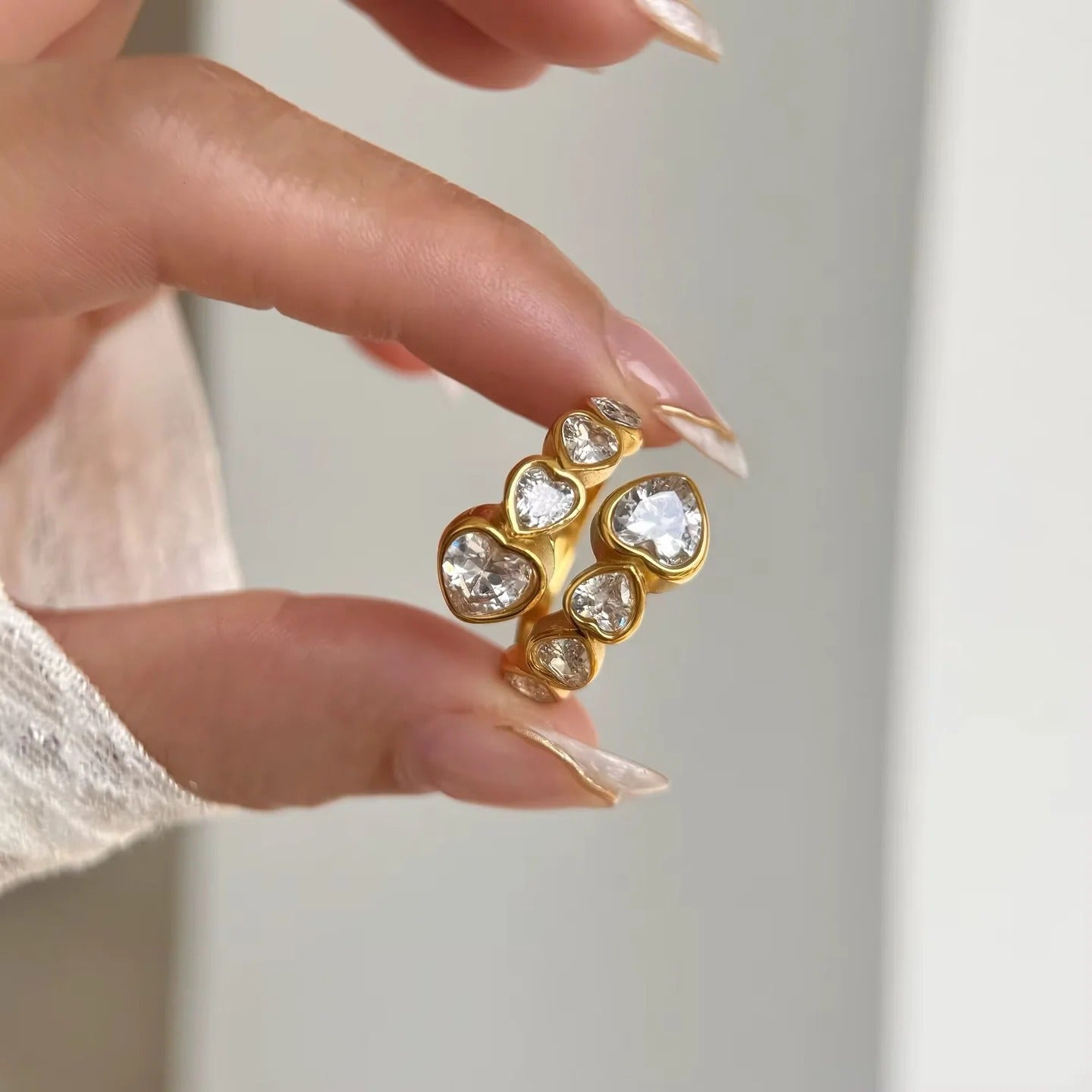 Heartfelt Harmony Stackable Ring