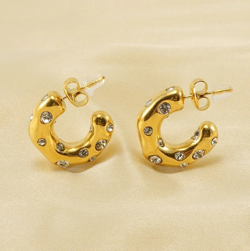 Golden Whispers Earring