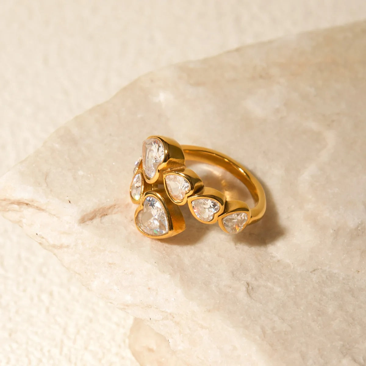 Heartfelt Harmony Stackable Ring