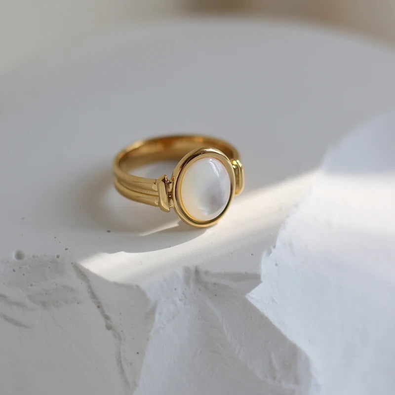 Aura Mother-of-Pearl Ring