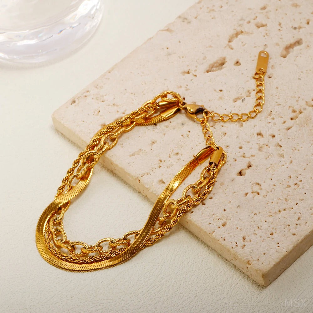 Gilded Layers Luxe Bracelet