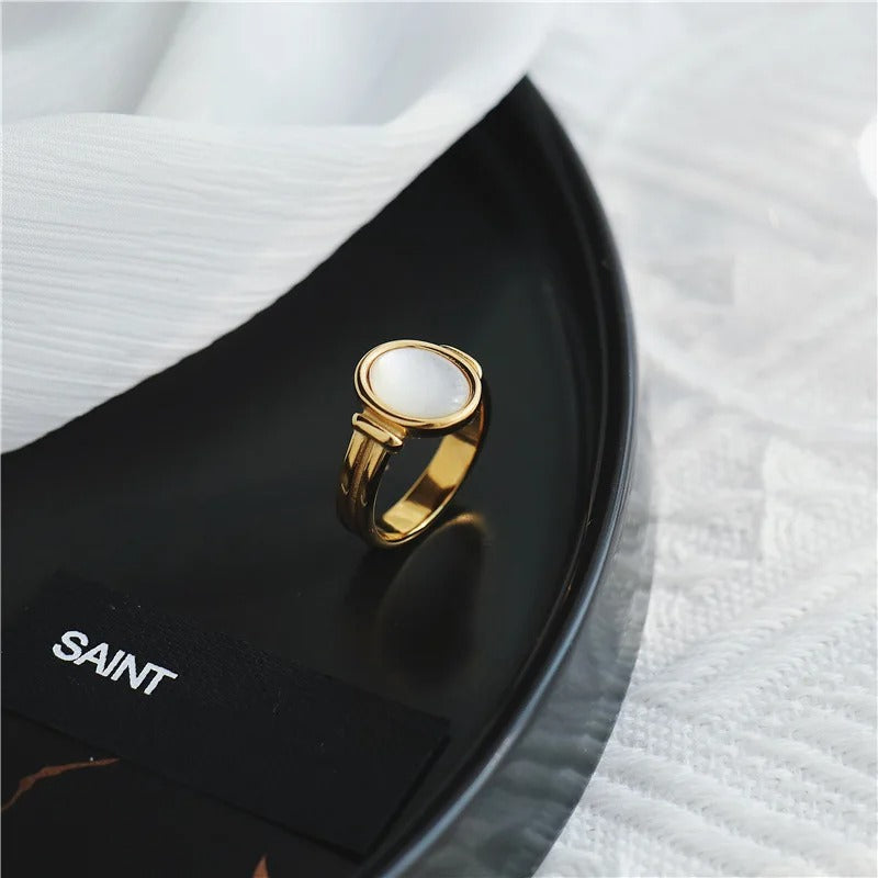Aura Mother-of-Pearl Ring