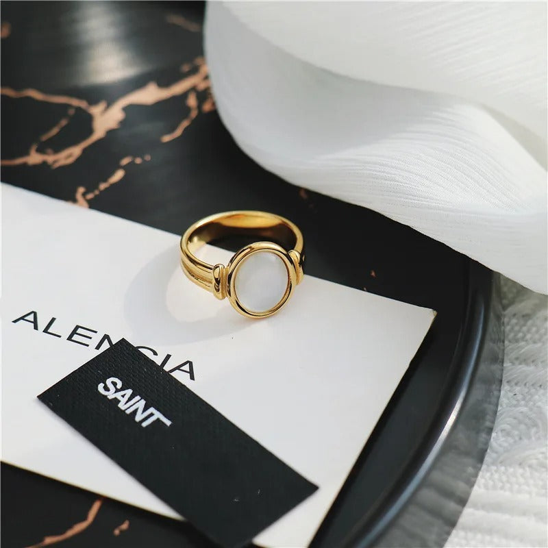 Aura Mother-of-Pearl Ring