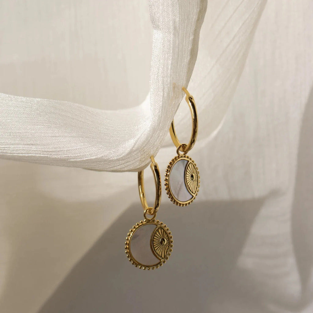 Celestial Glow Hoop Earring