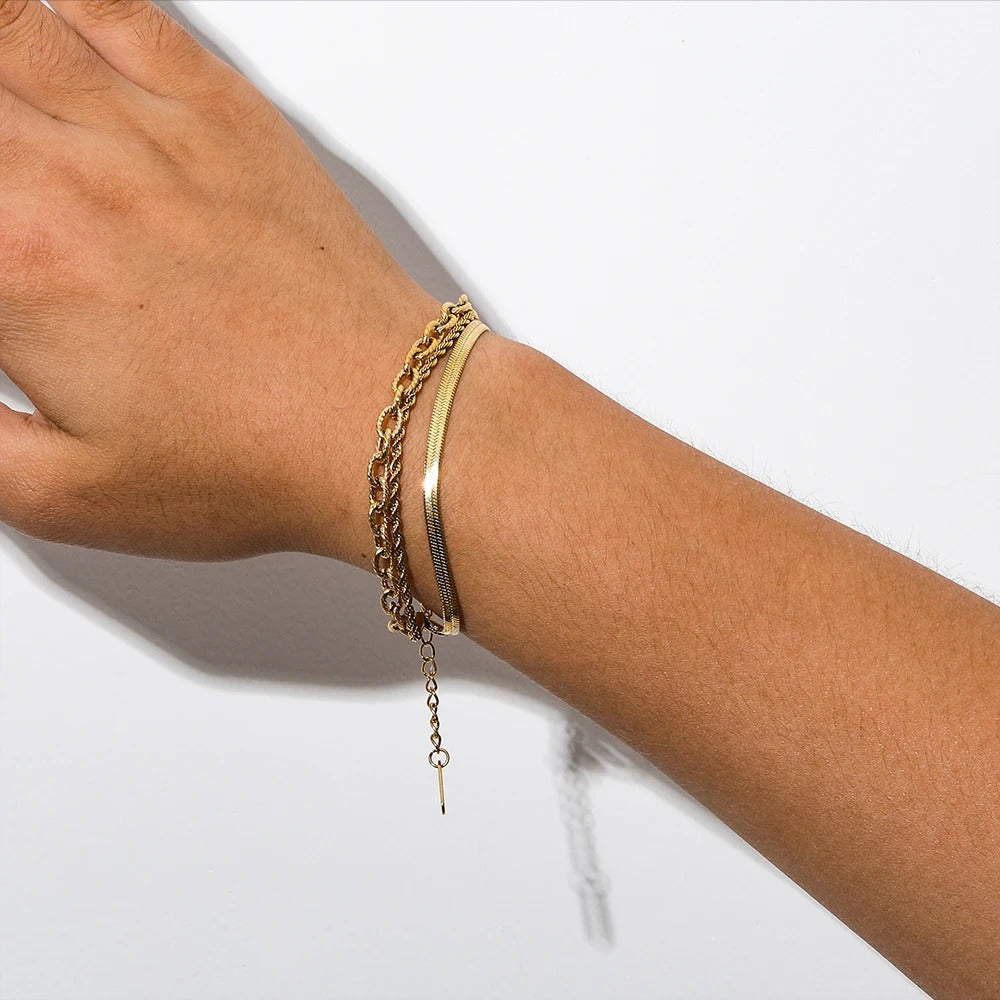Gilded Layers Luxe Bracelet