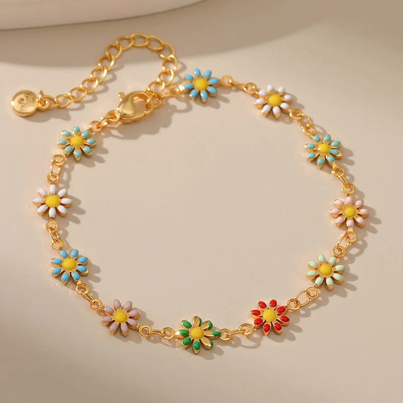 Petal Reverie Ensemble (Bracelet) &(Necklace)
