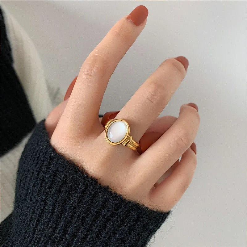 Aura Mother-of-Pearl Ring